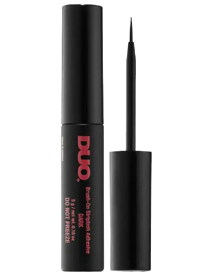 DUO BRUSH-ON LASH ADHESIVE - LATEX FREE DARK TONE/ DRIES BLACK